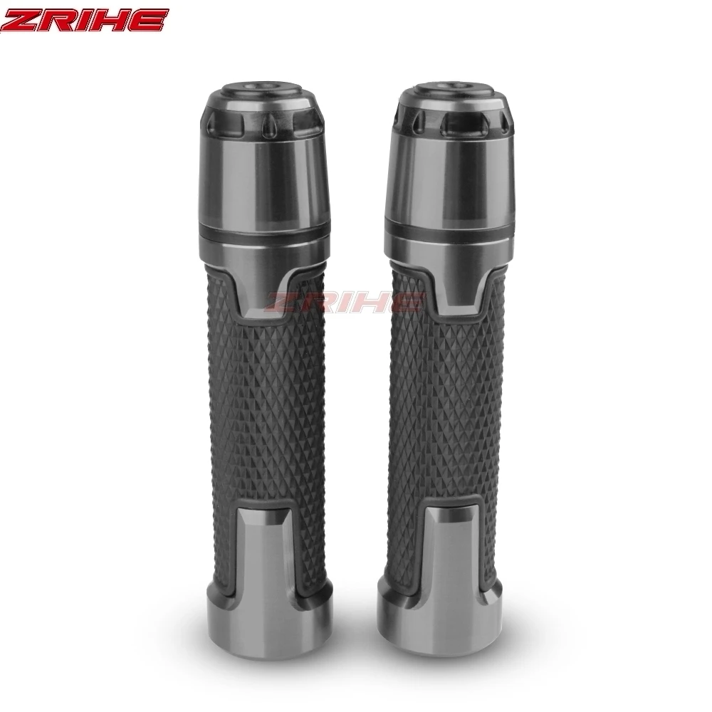 Мотоцикл Универсальный accessories7/" 22 мм мотоцикл рукоятка шапки/руль GripsFor YAMAHA YZF-R6 R25 R15 R125 R1S FZ6R - Цвет: gray