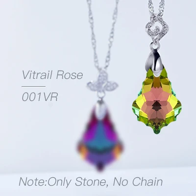 Vitrial Rose 11x16 мм кленовые листья кулон хрустальные стразы сверкающие DIY ювелирные изделия ожерелье серьги изготовление Pointback K9 стекло кристалл украшения - Цвет: Vitrial Rose