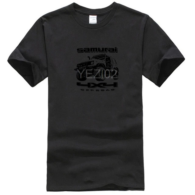 Off Road Fan Suzuki Samurai мягкая хлопковая Мужская футболка модные хлопковые топы - Цвет: black