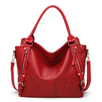 

2020 Retro HandBags for Women PU Leather Hand bag Designer Luxury Fashion Casual Shoulder Messenger Bags Ladies Top-handle Bags