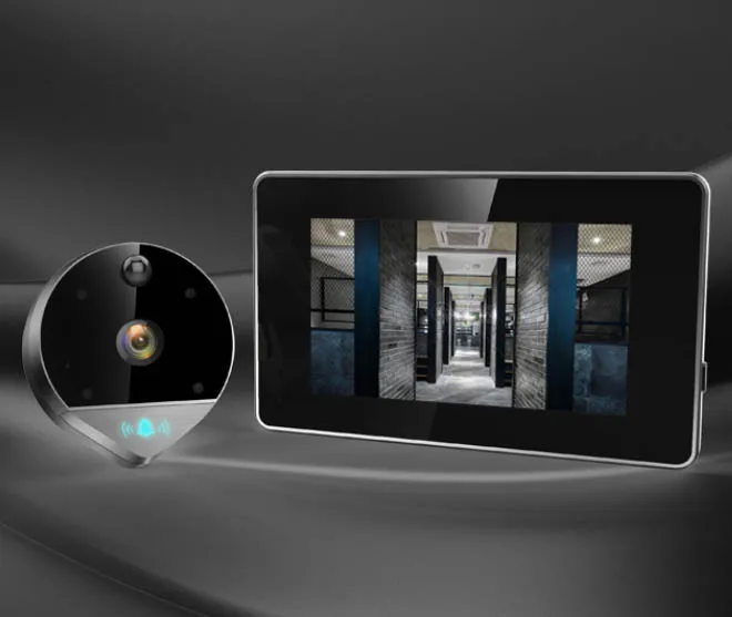 

Top Quality Low Price 4.3" Screen Peephole Viewer w/t TF Card,Digital Home Security Doorbell Motion Detection Wide Viewing Angle