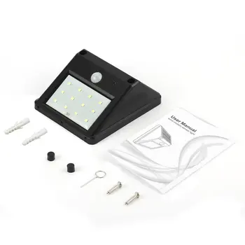 

Solar Powered 12-LED Motion Sensor Outdoor Garden Entrance Wall Light Lamp Energy Saving Solar Lights Garden Decoration