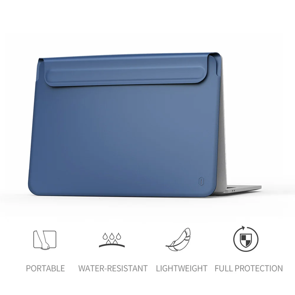 Сумка для ноутбука для нового MacBook 12 13 15 Air Touch ID/Pro Touch Bar, Ультратонкий чехол для ноутбука из искусственной кожи