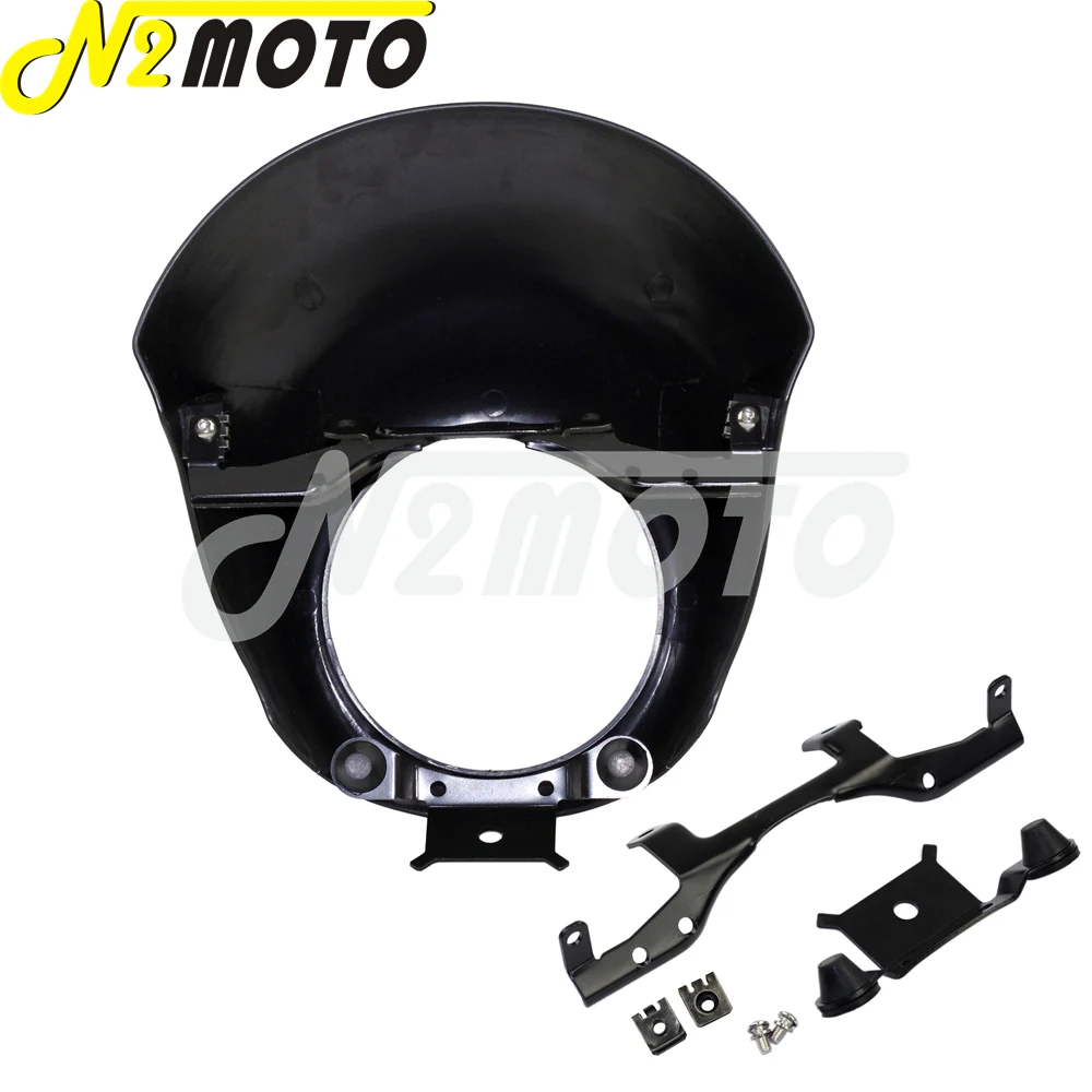 Обтекатель для фар черный 5 3/4 дюйма 75 Harley Street XG 500 750 XG500 XG750 2014 16|fairings for harley