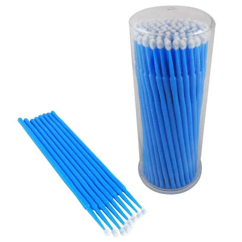 

100pcs 1.5/2.5mm Brushes Paint Touch-up Colorful Pen Disposable Dentistry Small Tip Car Maintenance Tools