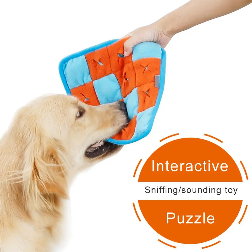 

Dogs Sniffing Toys Small Squares Vocal Training Smelling Slow Food Mats Dog Chew Toy Pet Educational Toy Pet Dog Training Toys