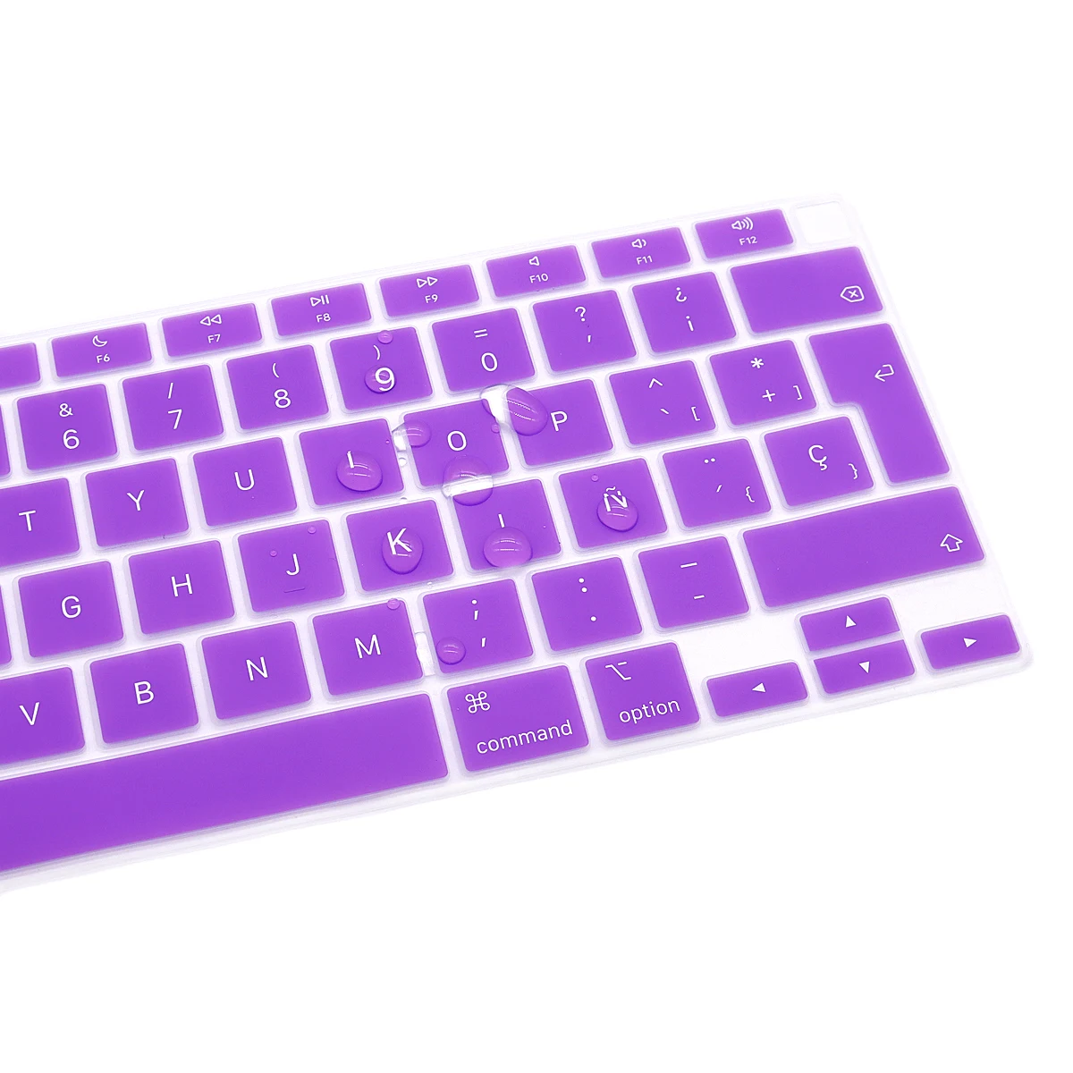 Spanish Laptop color silicone Keyboard Cover For Macbook Air 13 A2337 Protective film keyboard case For Apple Air13 M1 2020 New