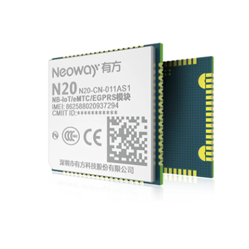 Модуль N20 NB-IoT(Cat NB1) eMTC(Cat M1) EDGE на базе платформы Qualcomm GSM/GPRS/EDGE 900/1800 МГц |