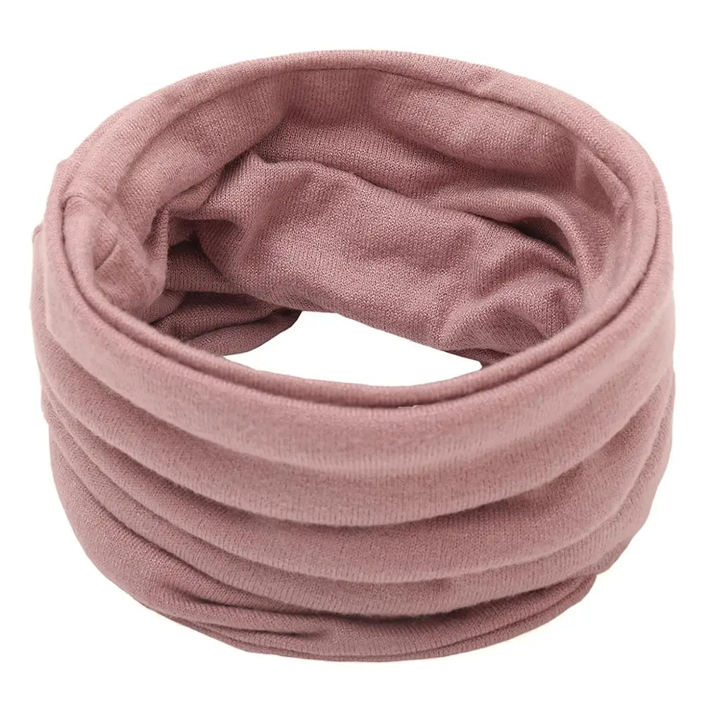 Unisex Winter Warm Knitted Ring Solid Scarf bandana headscarf multifunctional bandana bandana neck cover Knitted scarf Bandana Men Women Fashion Headband Elastic Neck Collar Scarf Windproof
