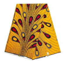 Красивая африканская нигерийская настоящая голландская восковая ткань для женщин, Анкара, хлопок, принт, супер восковые ткани, 6 ярдов, высокое качество