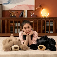 

2021 New Kawaii Cartoon Cute Papa Bear Genshin Impack Plush Toys Hug Bear Soft toy Pillow Children's Day Gift For Girlfriend