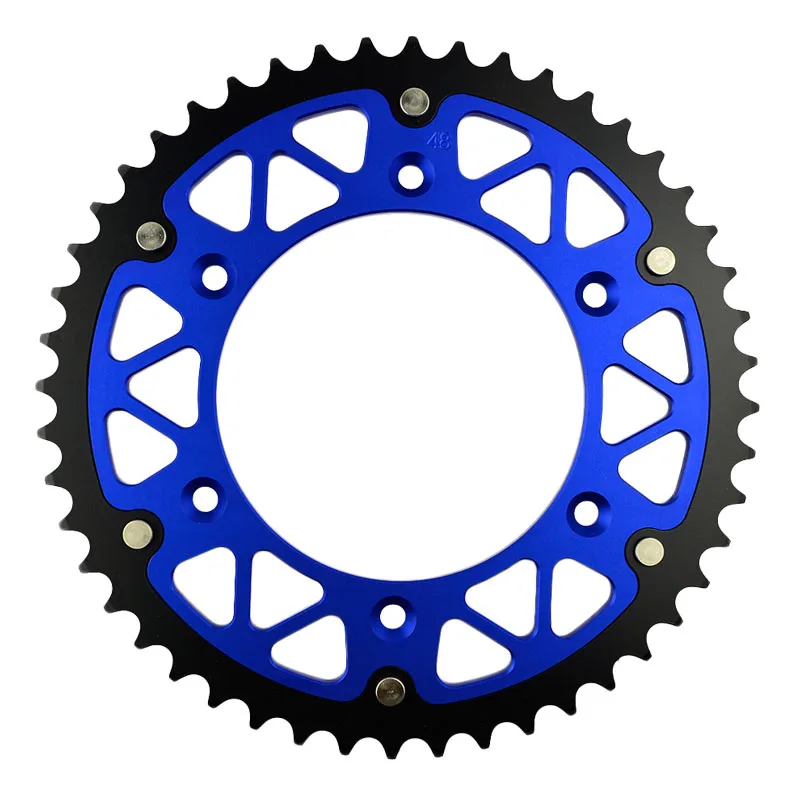 AHL 48T High Performance Motorcycle Steel Aluminum Composite Rear Sprocket for SX 125 SX125 1994-2014
