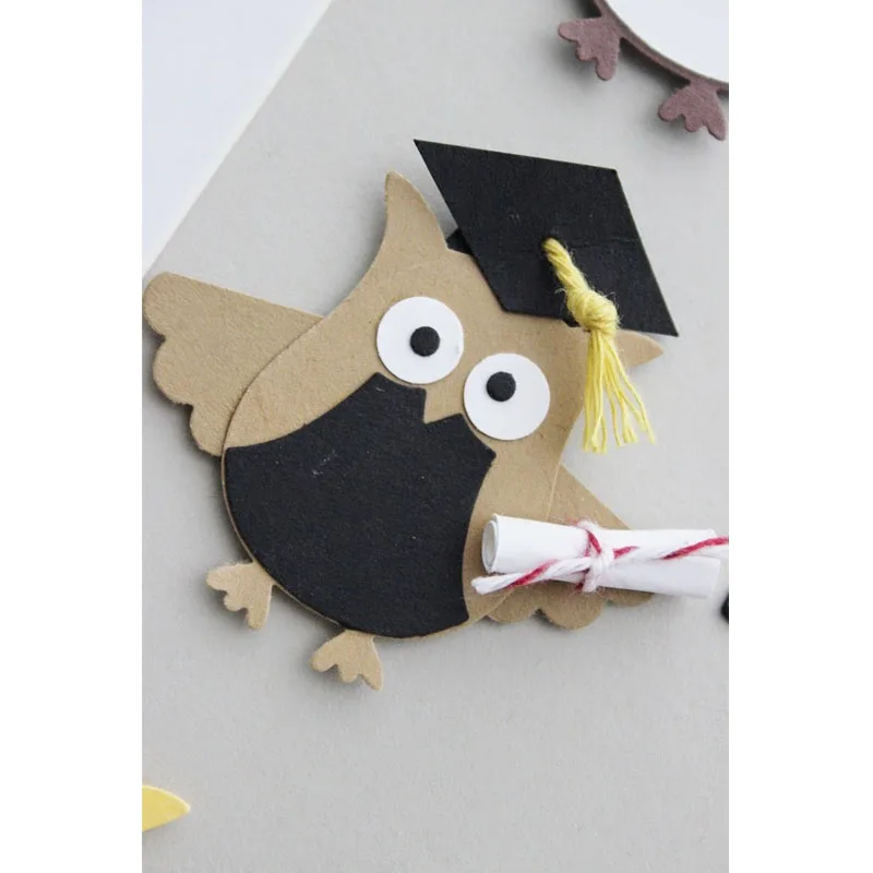 

Cute Little Owl Metal Cutting dies 2019 new Craft Dies for Embossing Paper Card making Scrapbooking Decoration Photo Crafts