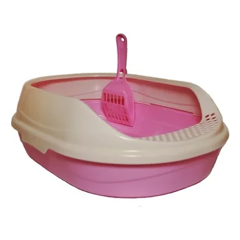 

HOMECAT HOMECAT tray for cats with small scoop pink oval 43 x 31 x 16 cm