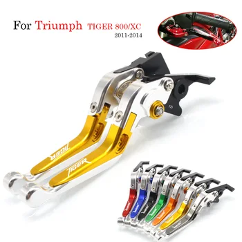 

For Triumph TIGER 800/XC 2011 2012 2013 2014 Motorcycle Accessories Brake Clutch Extendable Handle Levers Folding Lever