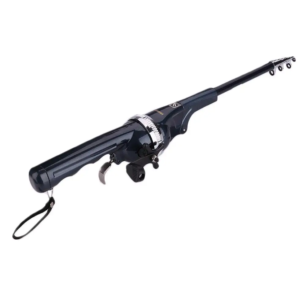 Подарки, складная телескопическая мини-удочка для рыбалки, портативная складная удочка, аксессуары для рыбалки на открытом воздухе, 131 см