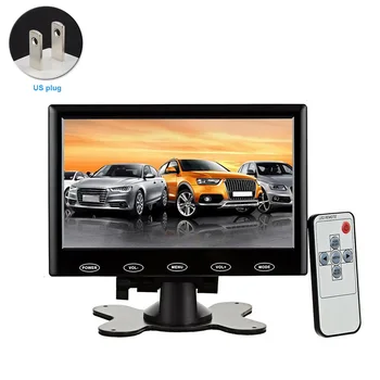 

7inch Security HD 1024x600 Touch Keys Built In Speaker Portable Monitor HDMI AV VGA For Laptop Computer Display Smartphones