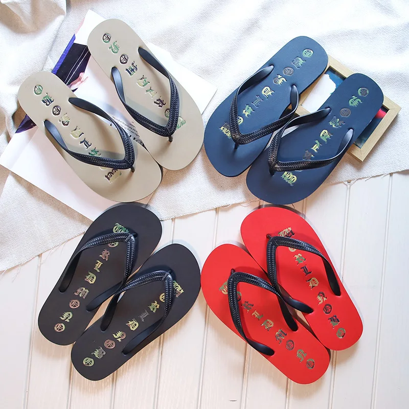 

MONOBO Quality Rubber Anti-slip Flip-flop Slippers Men's Summer Trend Slipper Men's Flip-flops Outdoor Sandals
