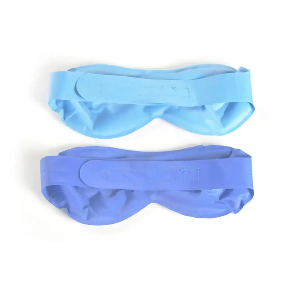 2pcs Gel Cooling Eye Mask Cold Pack Warm Heat Soothing Eye Fatigue Relaxing