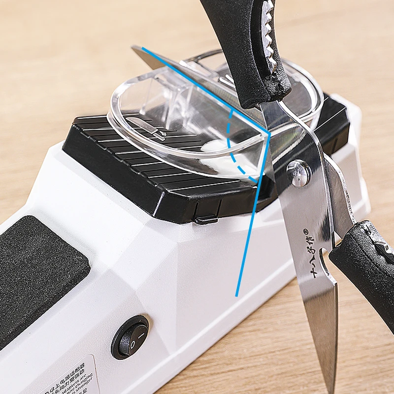 Usb Electric Knife Sharpener Adjustable For Kitchen Knives Tool Knife  Scissor Sharpening White Medium And Fine Grinding Blade - Sharpeners -  AliExpress