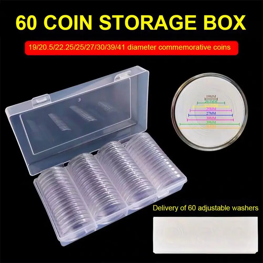 Acrylic Coin Organizers Cases Acrylic Sealing Boxes Acrylic Coin
