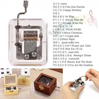 Mini Music Box Hand Cranking Music Movement Transparent DIY Music Box For Christmas Gift Merry Christmas A Variety Of Music 1