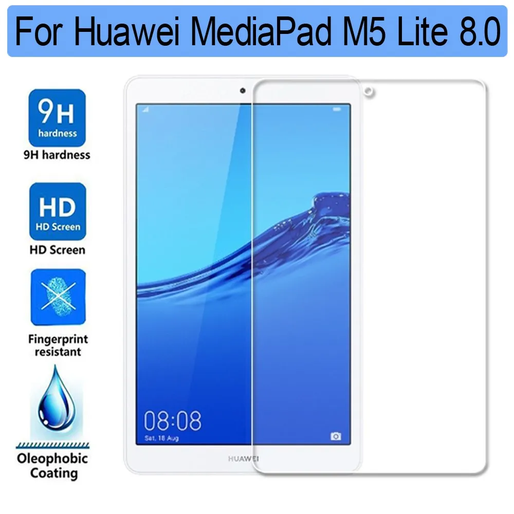 Vetro Temperato Hd 9H Per Huawei Mediapad M5 Lite 8 8.0 Jdn2-L09 Proteggi Schermo Tablet Pellicola Salvaschermo Per Huawei M5 Lite 8"