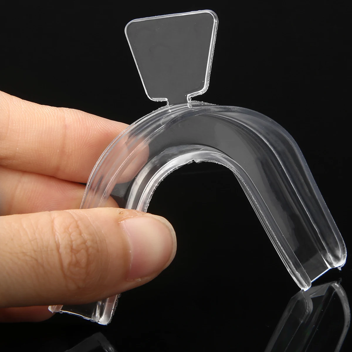 10pcs/lot Transparent Silicone Teeth Whitening Trays Dental Splint Bleaching Tooth Whitener Mouth Trays Guard Care Oral Hygiene