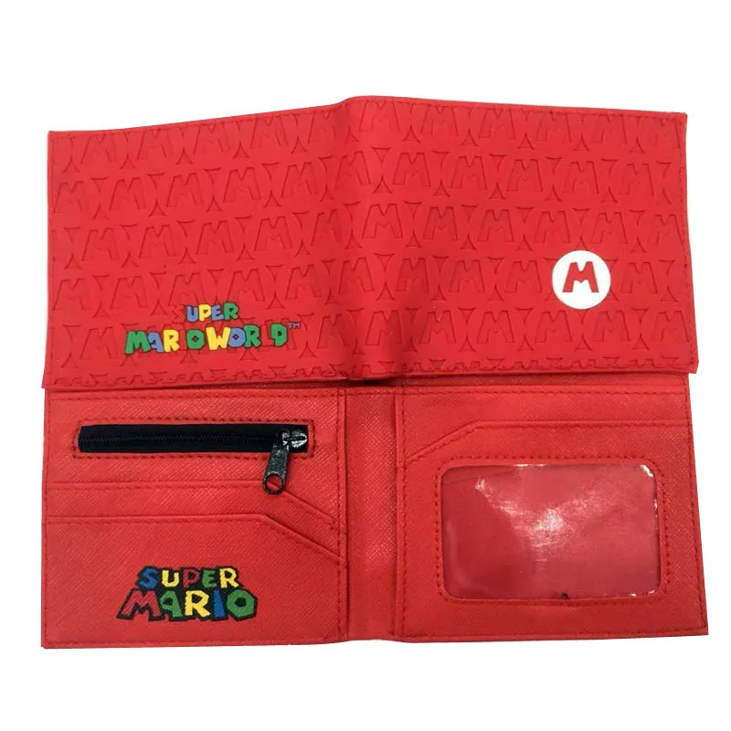 Бумажник с персонажами из мультфильмов Super Mario Bros Yoshi Mario, держатель для карт, кошелек с отделением для монет - Цвет: 02