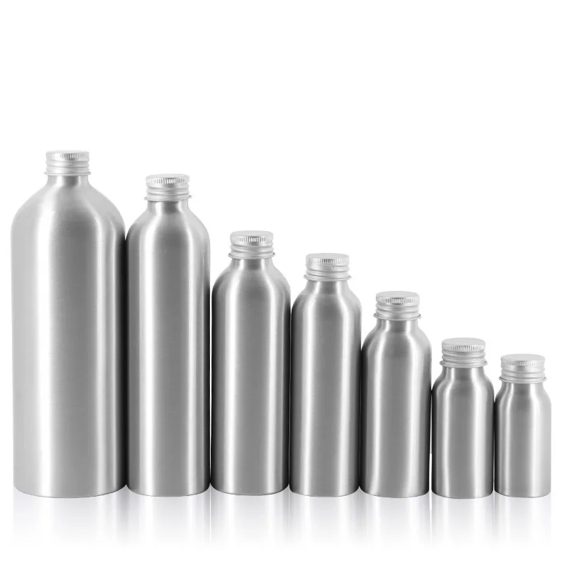 150 мл алюминиевая металлическая бутылка Золотая Серебряная крышка|bottled water