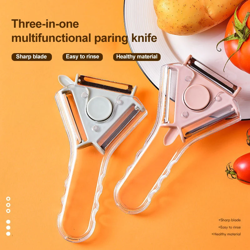 Magic Trio Peeler The Ultimate 3in1 Vegetable Cutter, Grater, and