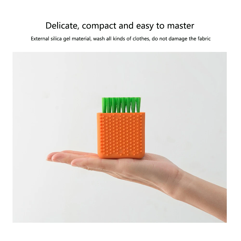 Kitchen Mini Scrub Tool Silicone Potted Shape Washing Shoe Laundry Brush Handheld Soft Hair Dishwasher Underwear Bathroom