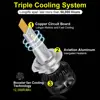 Lampe de voiture, 2 pièces, 18000LM 80W H4 H7 ampoules de phares Led, H1 H3 H11 9005 HB3 9006 HB4 Canbus Auto 6500K 12V ► Photo 3/6