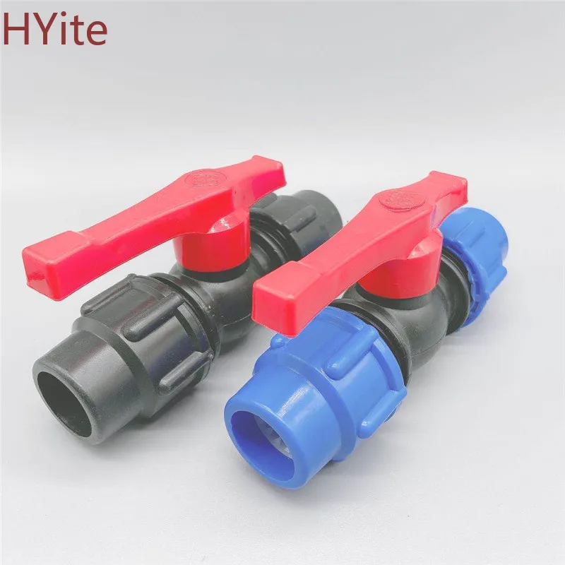 Tubo de agua de plástico, Conector de válvula rápida, accesorios para válvulas, 20/25/32/40/50/63mm