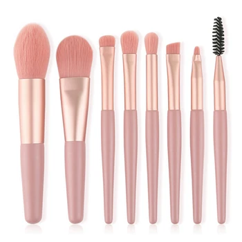 

8 PCS/Set Professional Makeup Brushes Set Eye Shadow Lips Sculpting Mini Makeup Brushes Beauty Makeup Tools Supplies