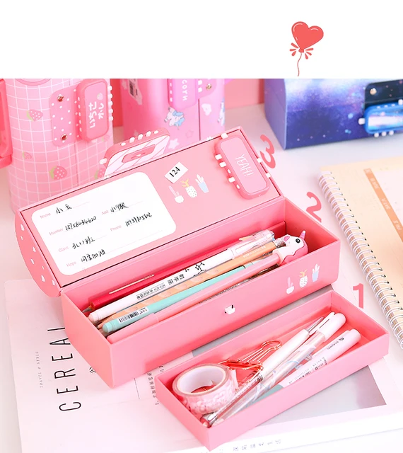 Wholesale password pencil case For Storing Stationery Easily 