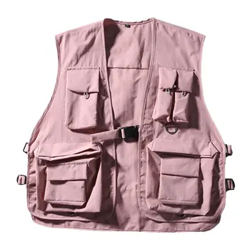 

Military Tactical Secondary Vest Men And Women Multi-Pocket Hip Hop Vest Tooling Vest Vest Streetwear