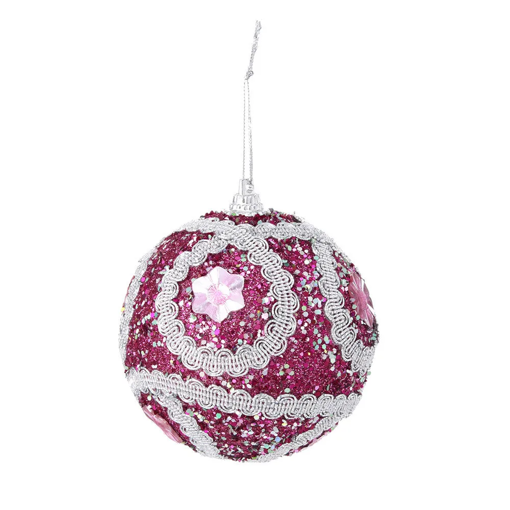 Рождественские Стразы вспышки baubles пены шары праздник mall Бар Висячие украшения окна закупка#3A07