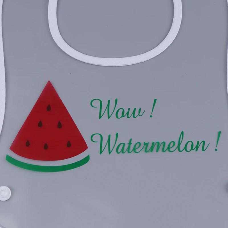 watermelon Регулируемые детские слюнявчики EVA водонепроницаемые Слюнявчики для кормления, складные детские Мультяшные Слюнявчики для кормления, фартук для малышей, бандана - Цвет: watermelon