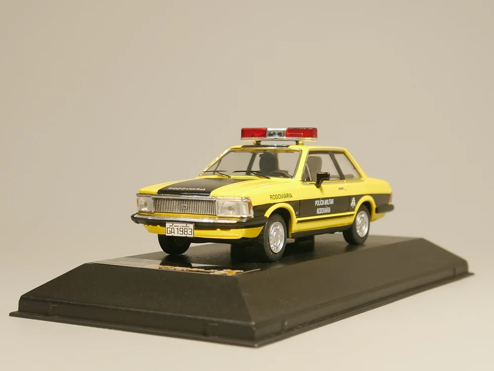 Премиум X 1:43 Ford DEL REY Ouro Policia Militar Rodoviaria модель машины для литья под давлением |