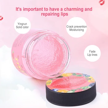 

Lip Scrub Exfoliating Sugar Moisturizing Reduce Lip Lines Lip Plumper Gloss Remove Dead Skin Care Collagen Lip Mask TSLM2