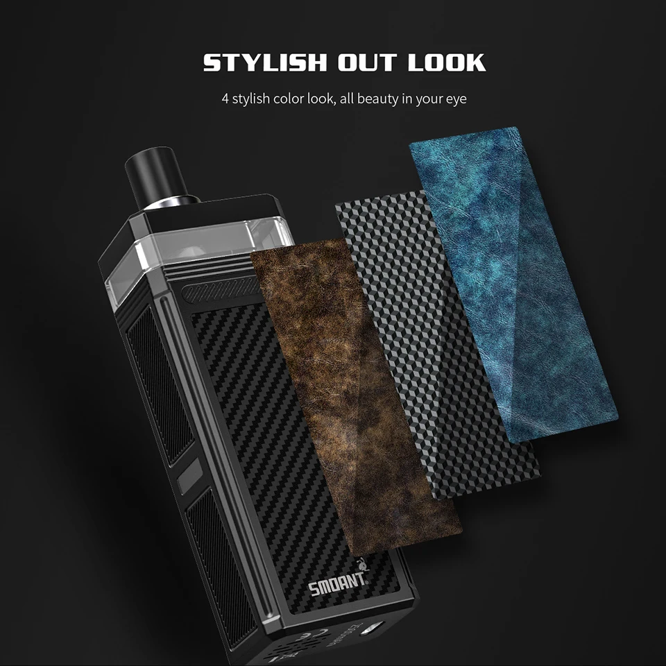 Original Smoant Pasito II 80W vape kit with 2500mAh battery 6ml Cartridge 510 Connector 0.96inch Screen Mod VS Smonat Pasito Kit (10)