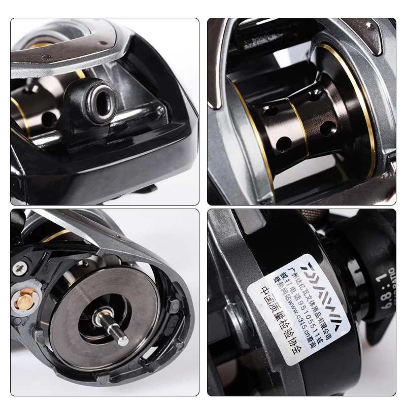 Рыболовные катушки DAIWA CR80 6 8 передач фрикцион 7 кг Рыболовная катушка для заброса