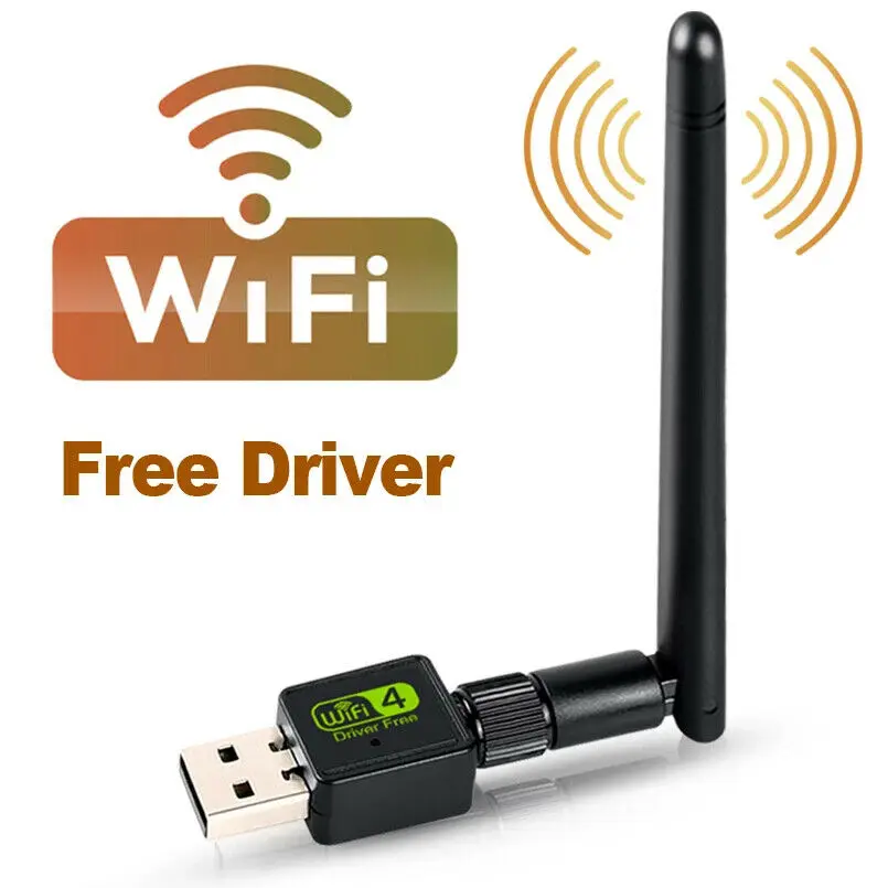 USB Wifi Adapter Antenna Wifi USB Adapter Card Wi-Fi Adapter Free Driver Ethernet Wireless Network Card 