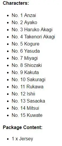 DB24194 SLAM DUNK Shohoku 10-34