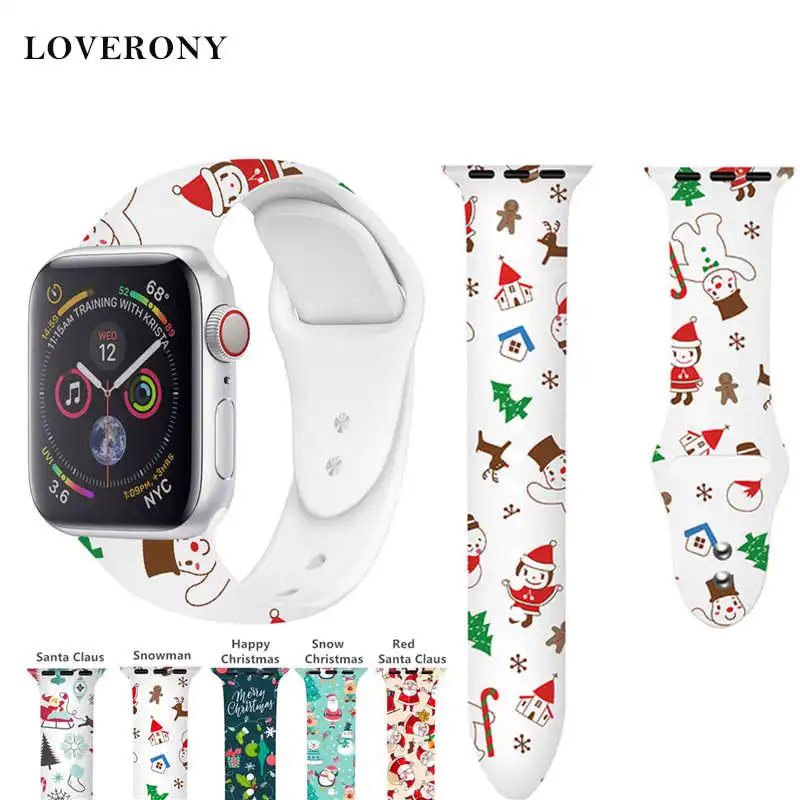 Ремешок LOVERONY силиконовый для Apple Watch Series 5/4/3/2/1 38/40/42/44 мм | Электроника