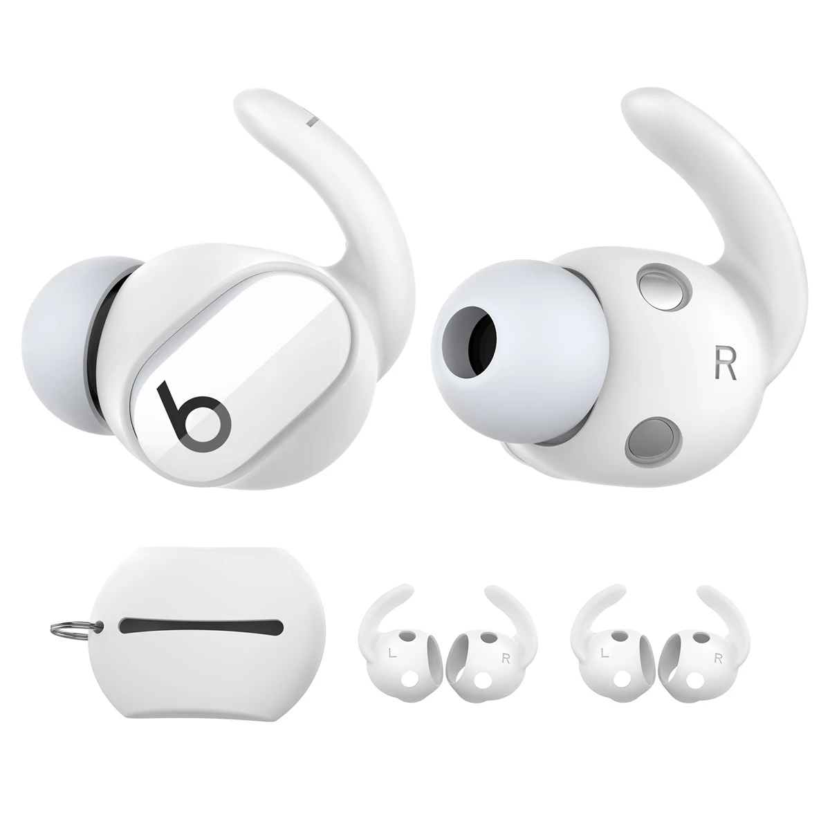 

3Pairs Silicone Ear Hook for Beats Studio Buds TWS Earbuds Sports Anti-drop Earhook Eartips Ture Wireless Headphone Tips