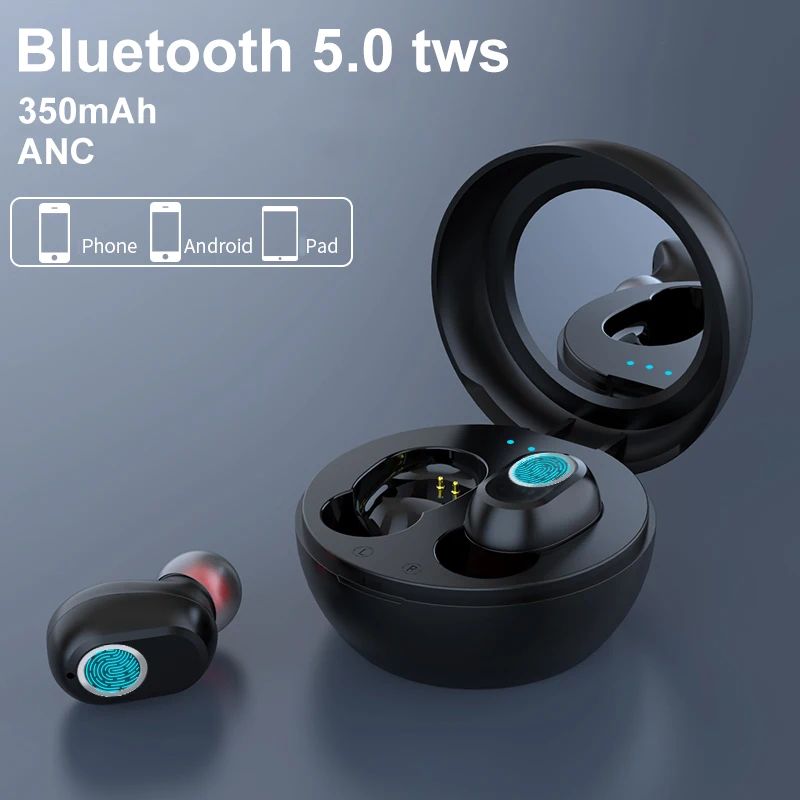 

2020 New Bluetooth 5.0 Earphone TWS Wireless Headphones HiFi Sound Waterproof Mini Sport Headsets Noise Reduction Gaming Earbuds