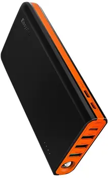 

EasyAcc Monster 20000mAh Type C Power Bank QC 3.0 Fast Charging PoverBank USB External Battery Charger For Xiaomi Mi Orange