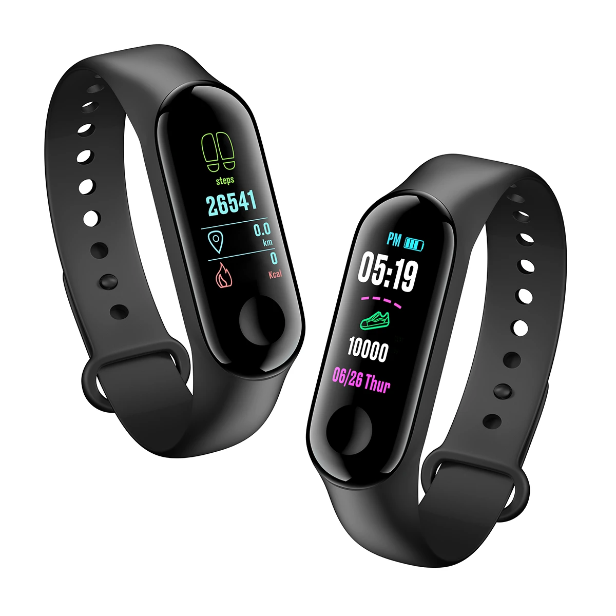 1pc Smart Watch Fitness Step Counter Sport Wristband Quality Calorie Heart Rate Monitor Watches - Wristbands - AliExpress